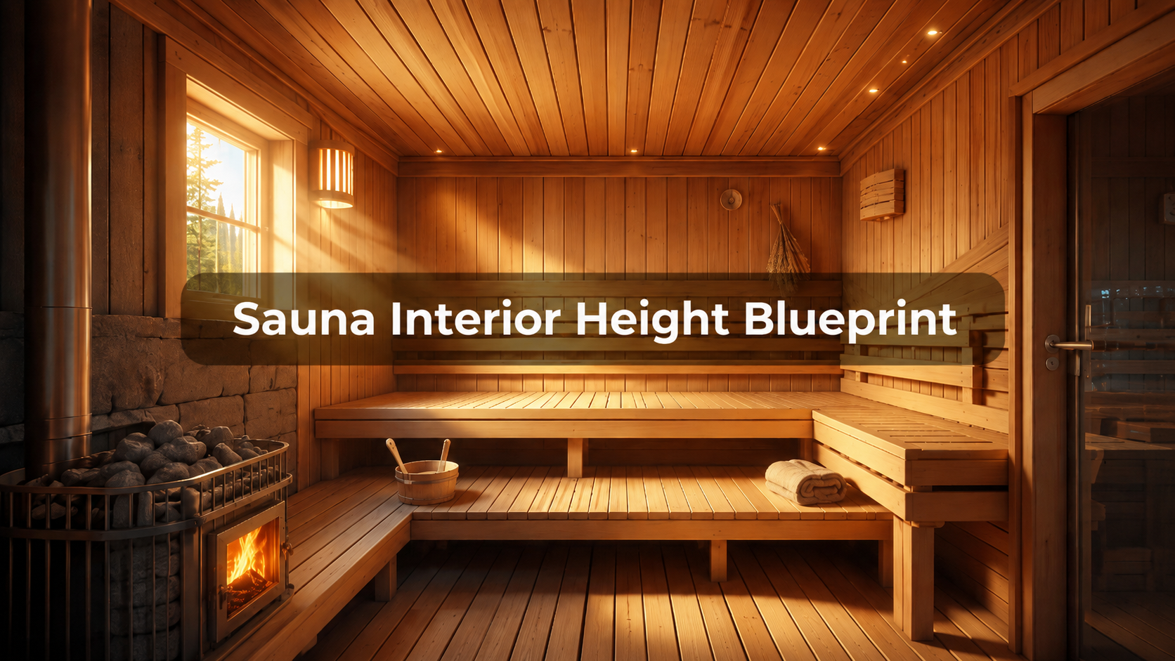 Sauna Interior Height Blueprint: Ceiling and Bench Dimensions That Work