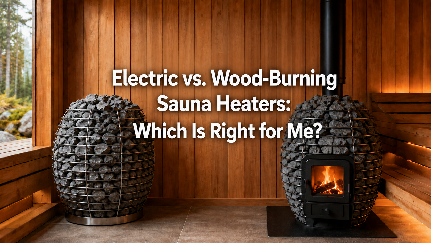 Electric vs. Wood-Burning Sauna Heaters: Which Is Right for Me?