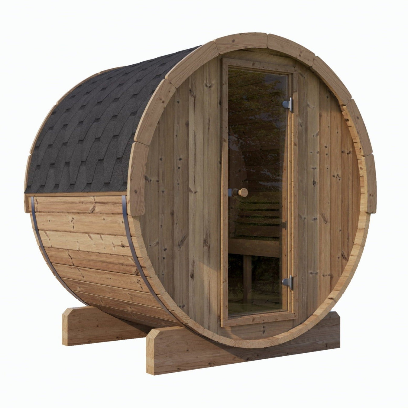 3-Person Barrel Saunas