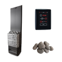 Saunum Air 5 Sauna Heater Package - Stainless Steel