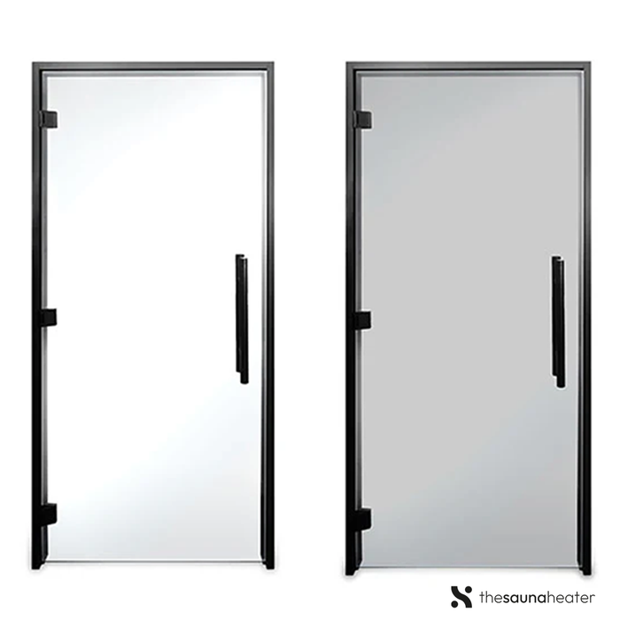 ProSaunas Tinted ADA Glass Sauna Door 36x81 Black Alder