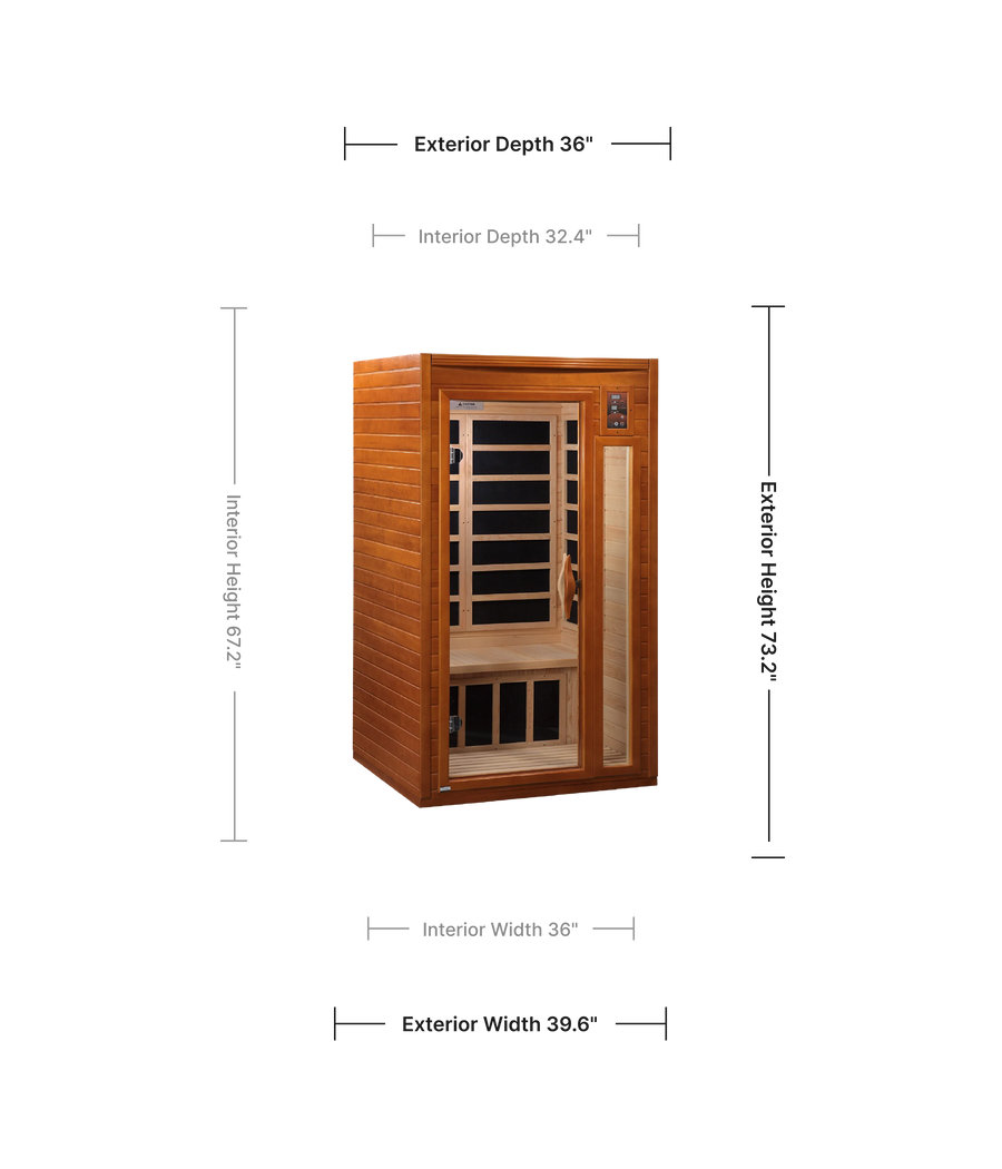Golden Designs Dynamic Barcelona Infrared Indoor Sauna