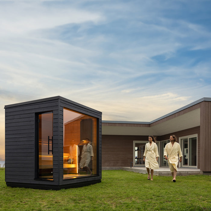 SaunaLife Model G6 Pre-Assembled Outdoor Home Sauna