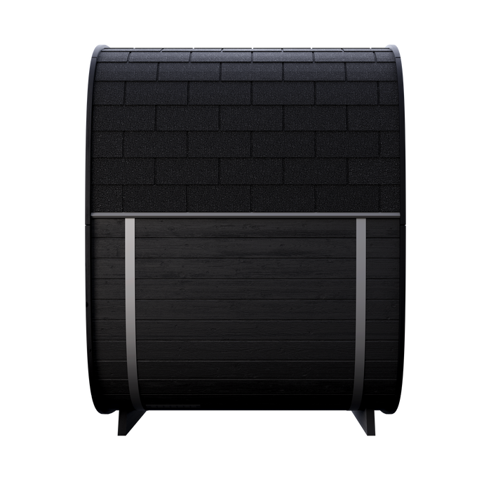 Leil Black Cube Premium Outdoor Sauna Kit