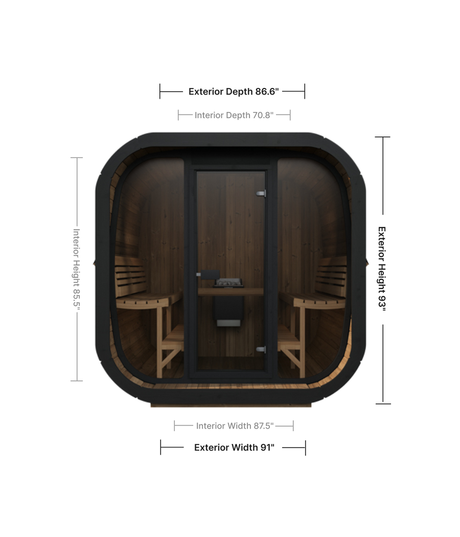 SaunaLife Cube CL7G Sauna Kit