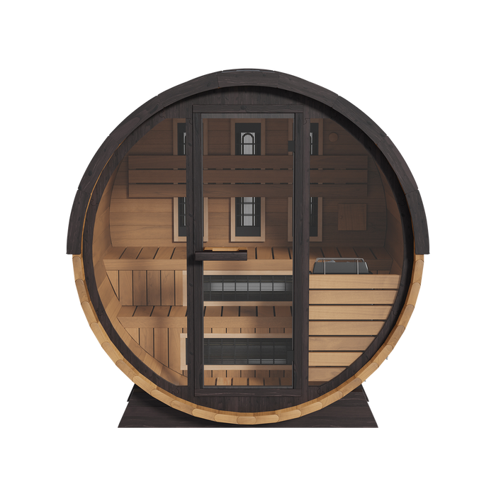 Finnmark Trinity Combination Outdoor Barrel Sauna