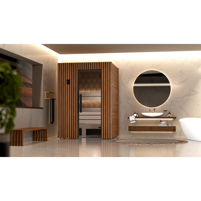 Leil Como 150 2-Person Indoor Sauna Kit