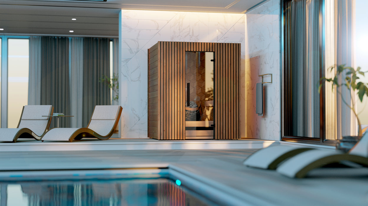 Leil Como 4-180 4-Person Indoor Sauna Kit