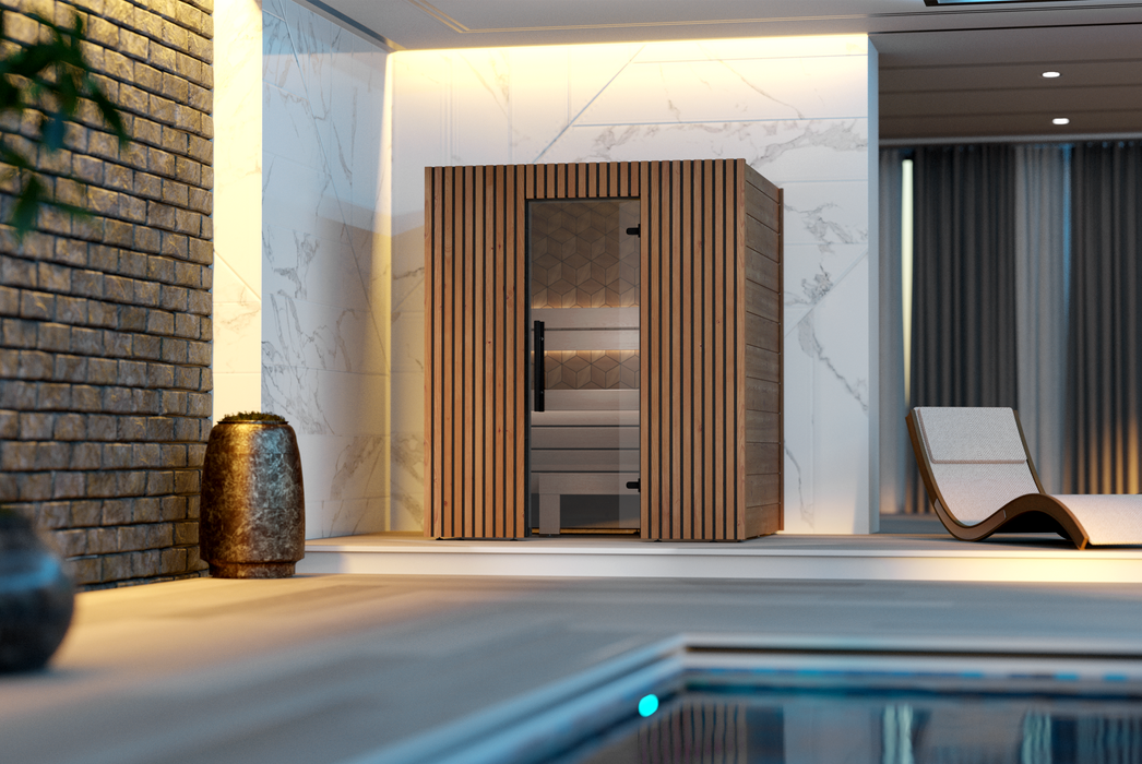 Leil Como 3-180 3-Person Indoor Sauna Kit