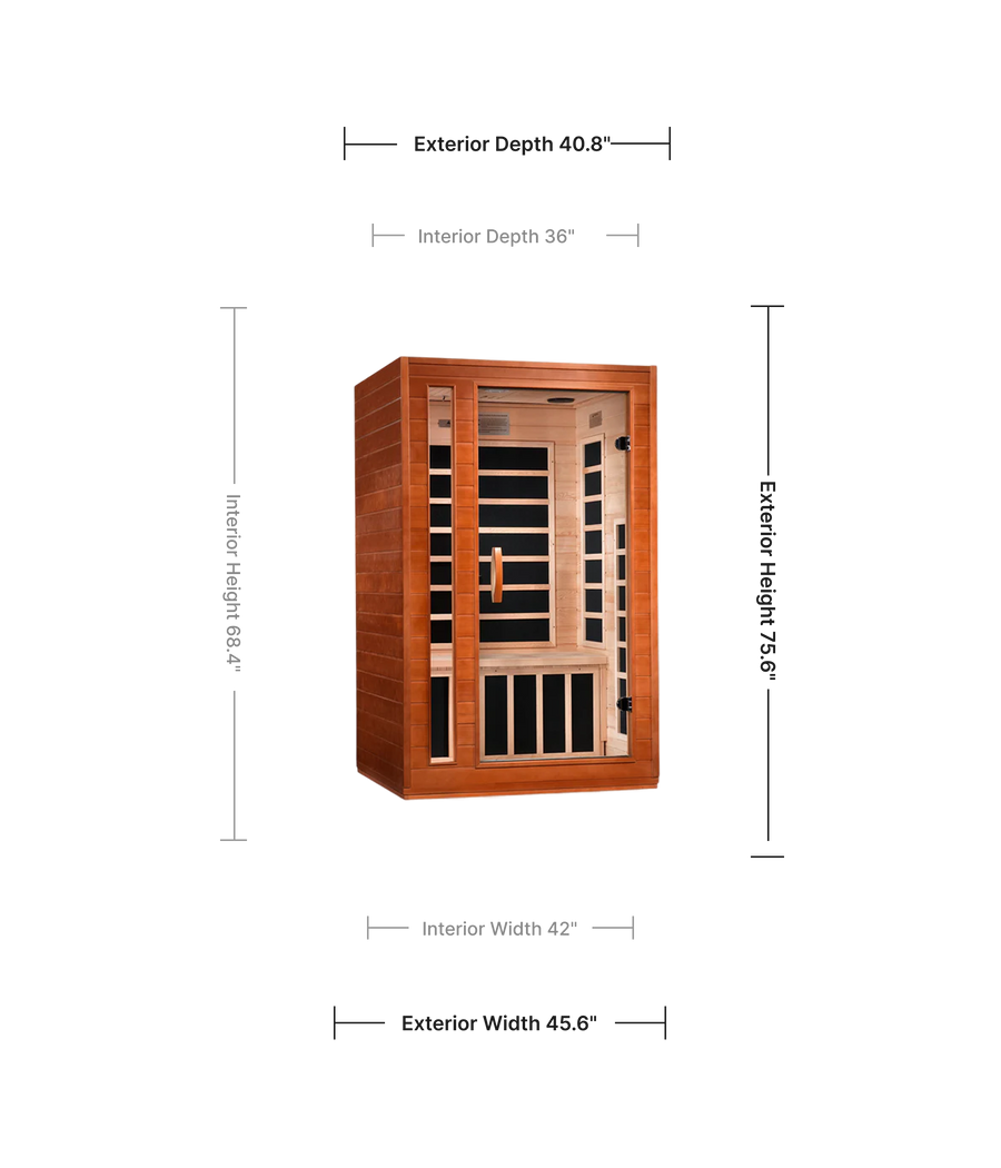 Golden Designs Dynamic Cordoba Infrared Indoor Sauna