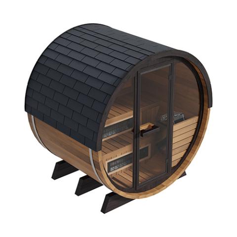 Finnmark FD-6 Infrared & Steam Barrel Sauna — The Sauna Heater