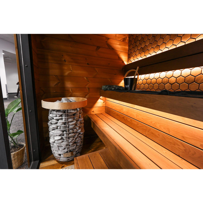 Leil Viva 210 3-Person Outdoor Sauna Kit