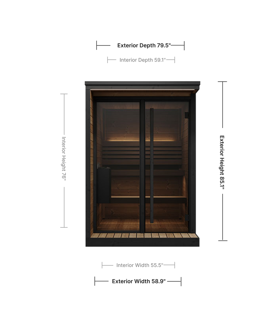 SaunaLife GL4 Sauna Cabin