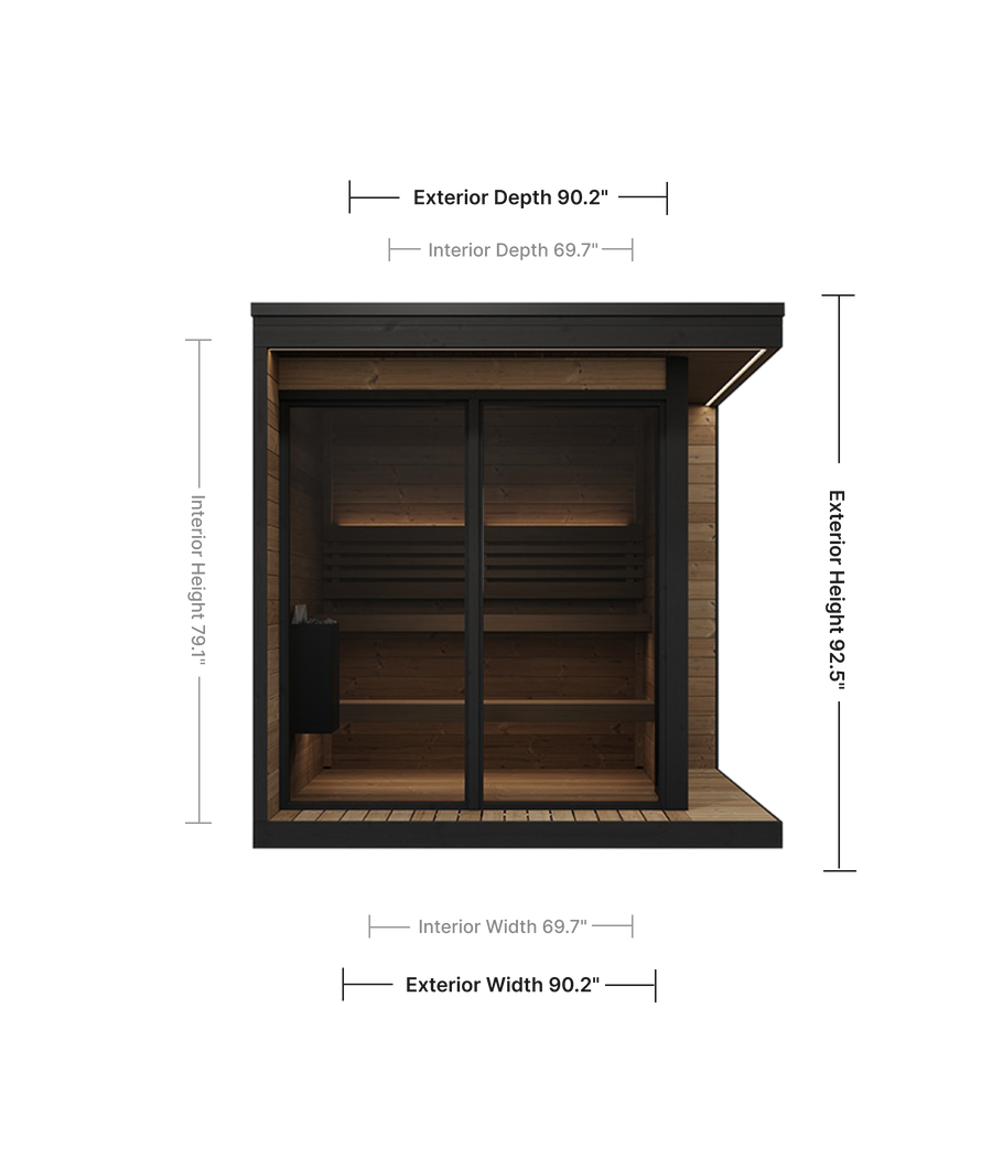 SaunaLife GL6 Sauna Cabin