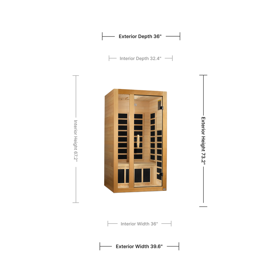 Golden Designs Dynamic Avila Infrared Indoor Sauna