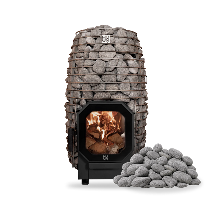 HUUM HIVE Flow Mini Wood-Burning Sauna Stove Package