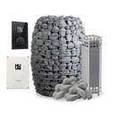 HUUM HIVE 15 kW Sauna Heater Package - UKU Glass Black WiFi