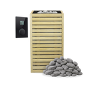 HUUM CORE 10.5 kW Sauna Heater Package - Alder / Black / UKU Glass Black WiFi