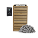 HUUM CORE 10.5 kW Sauna Heater Package - Thermo-Aspen / Black / UKU Glass Black WiFi