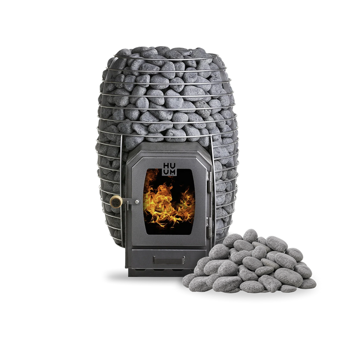 HUUM HIVE Wood 17 Wood-Burning Sauna Stove Package