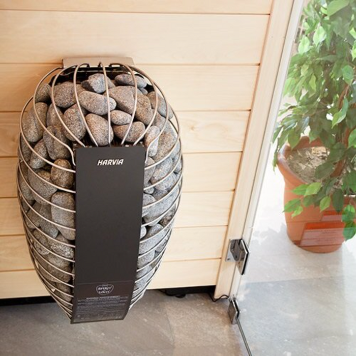 Harvia Spirit SP80E Sauna Heater Package