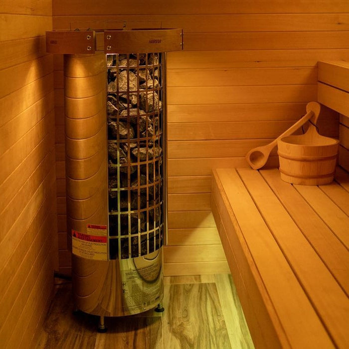 Harvia Cilindro PC90E Sauna Heater Package