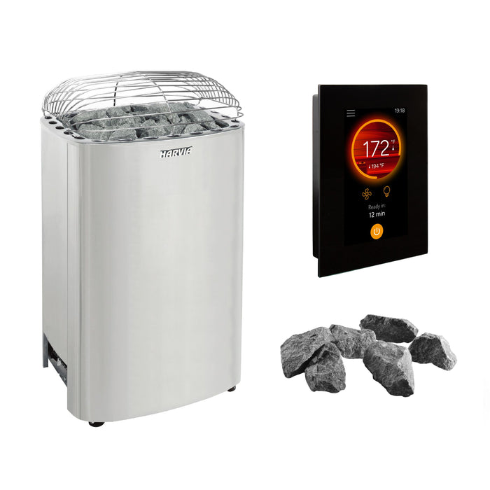 Harvia Club K12.5G Sauna Heater Package