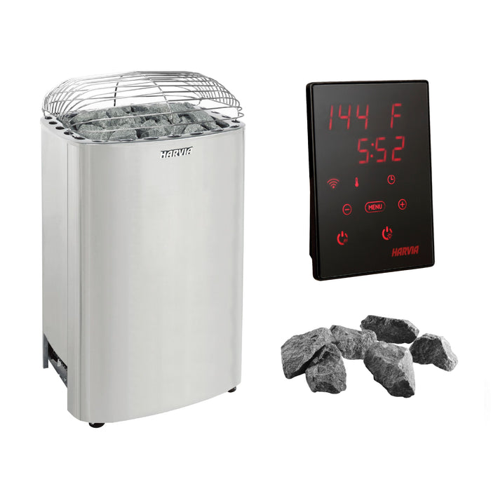 Harvia Club K12.5G Sauna Heater Package