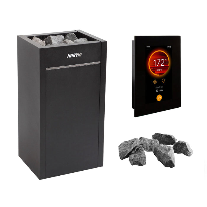 Harvia Virta HL90 Electric Sauna Heater Package