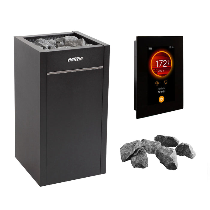 Harvia Virta HL110 Electric Sauna Heater Package