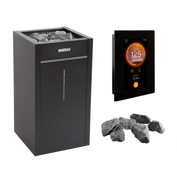 Harvia Virta HL90 Electric Sauna Heater Package