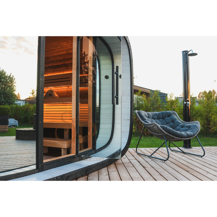 Heritage™ Lux Cube Imperial Outdoor Sauna Cabin