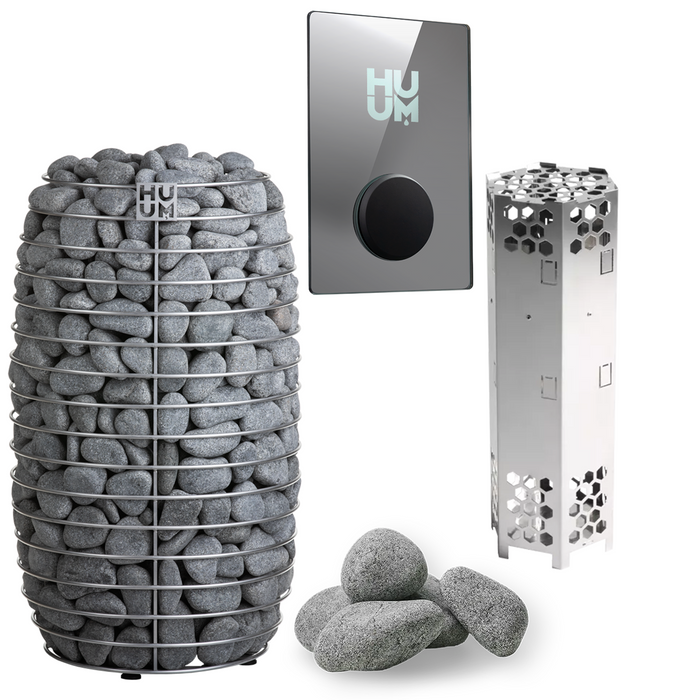 HUUM HIVE Mini Series 9.0kW Sauna Heater Package