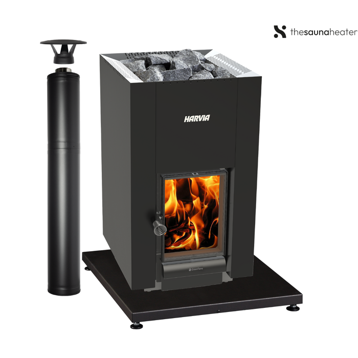 Harvia Linear 22 Sauna Heater Package