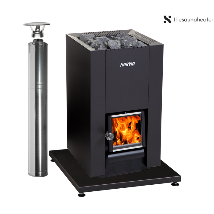 Harvia Linear 22 Sauna Heater Package