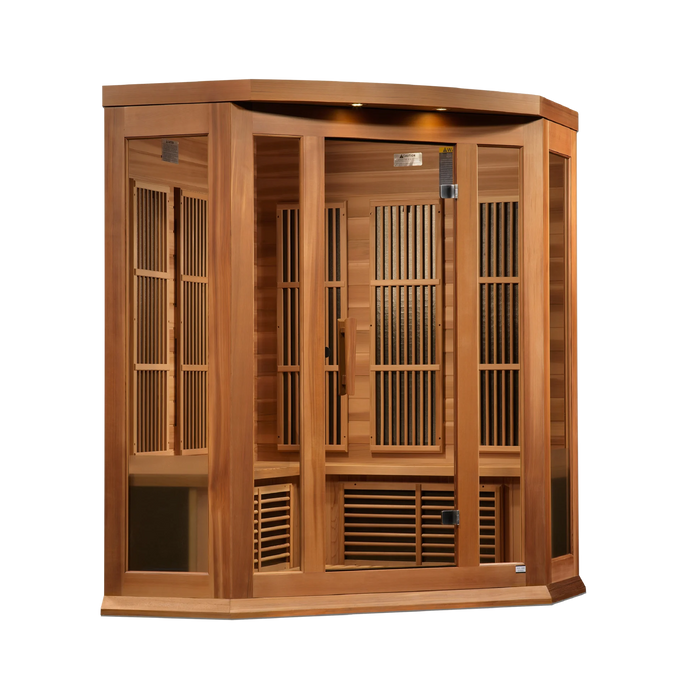 Golden Designs Maxxus Infrared Indoor Corner Sauna 3-Person