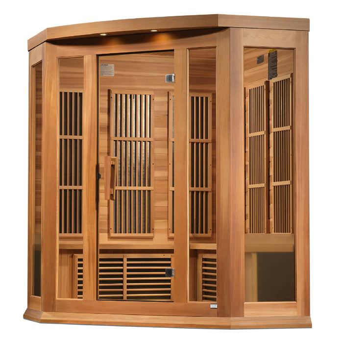 Golden Designs Maxxus Infrared Indoor Corner Sauna 3-Person
