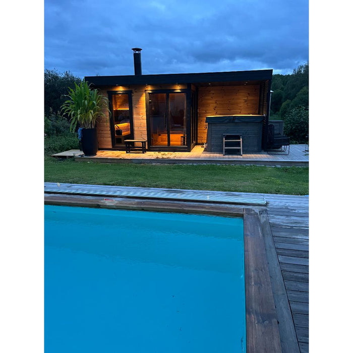 Leil Patio L Plus Outdoor Sauna Kit