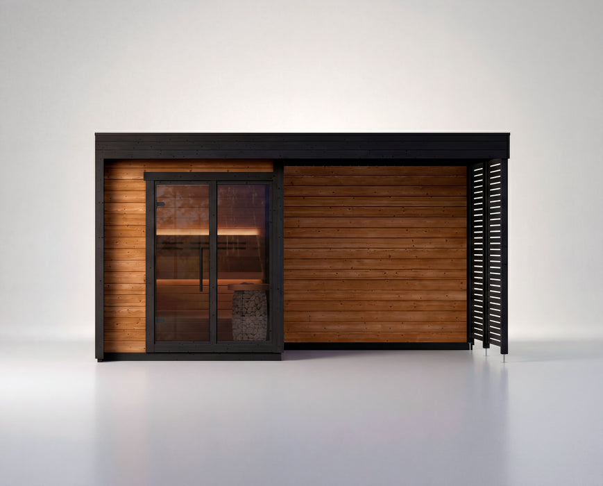 Leil Patio S Plus Outdoor Sauna Kit