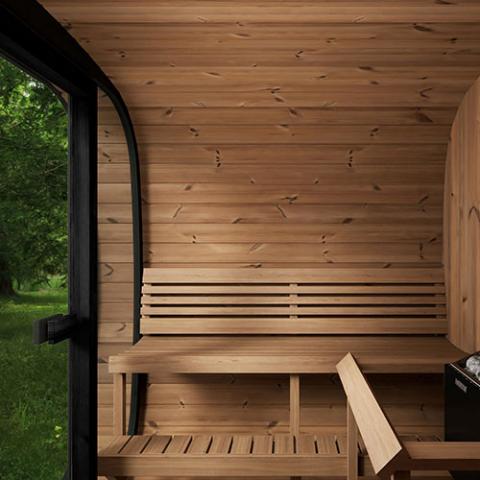 SaunaLife Cube Luxury 6 Person Sauna