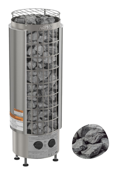 Harvia Cilindro PC90 Sauna Heater Package