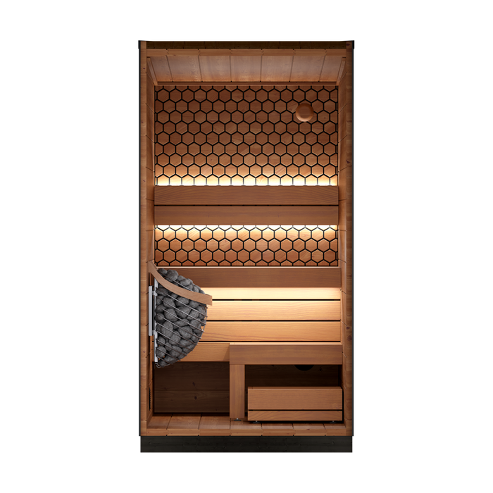 Leil Viva 120 1-Person Outdoor Sauna Kit