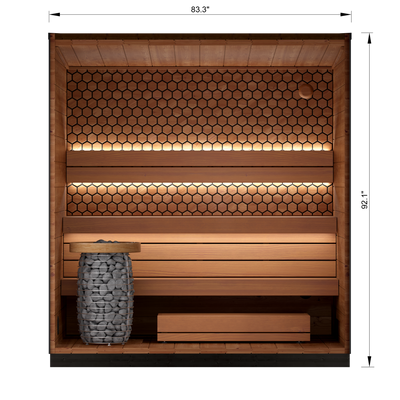 Leil Viva 210 Outdoor Sauna Kit