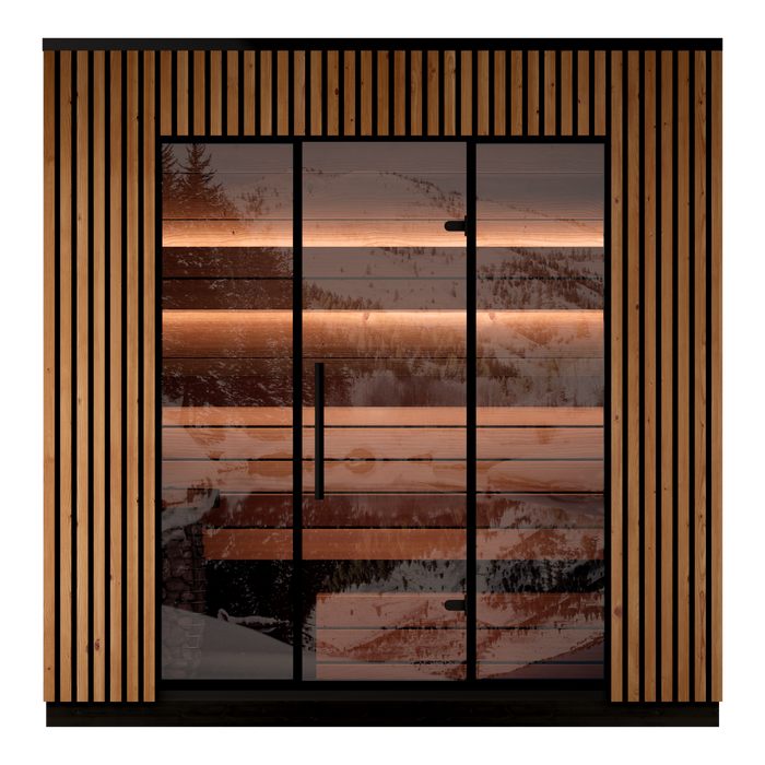 Leil Viva 250 4-Person Outdoor Sauna Kit