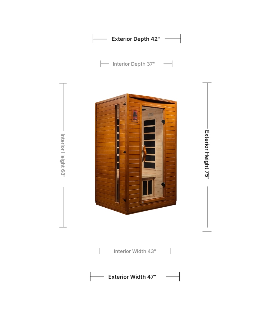 Golden Designs Dynamic Versailles Infrared Indoor Sauna