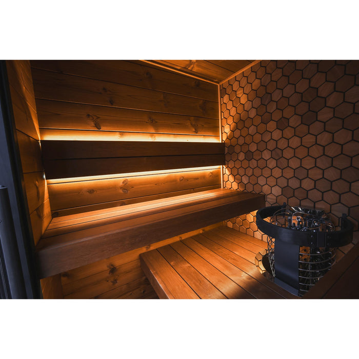 Leil Viva 180 4-Person Outdoor Sauna Kit