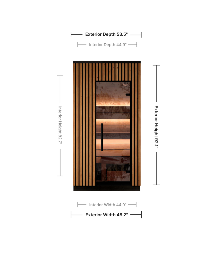 Leil Viva 120 Outdoor Sauna Kit