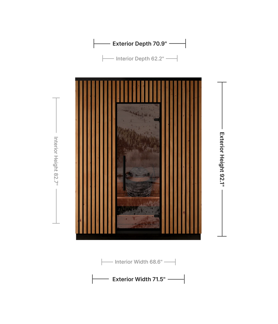 Leil Viva 180 Outdoor Sauna Kit