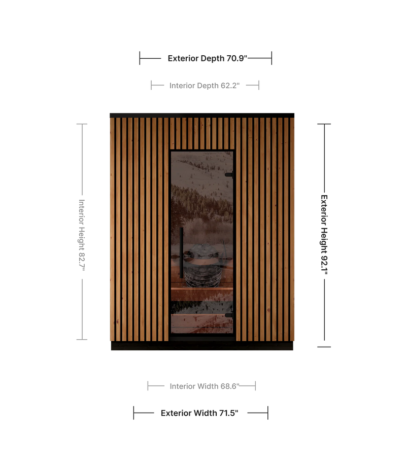 Reforested Canadian hemlock