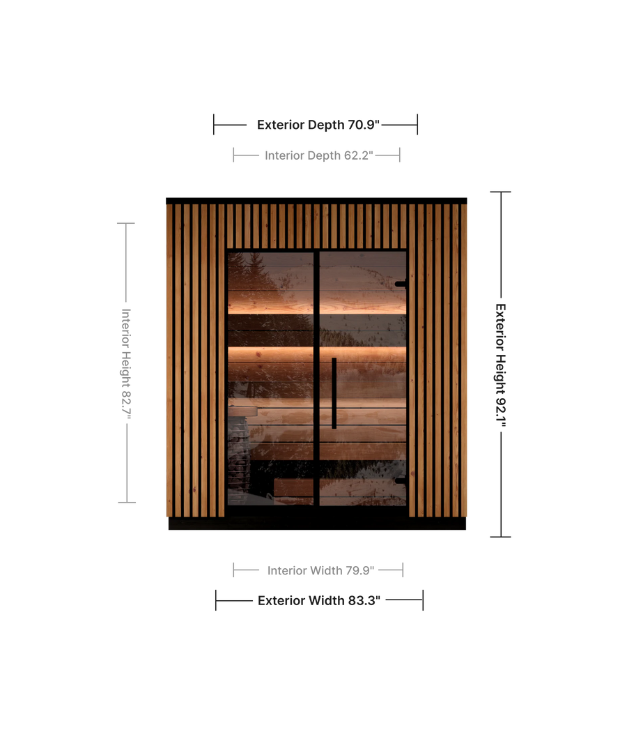Leil Viva 210 Outdoor Sauna Kit